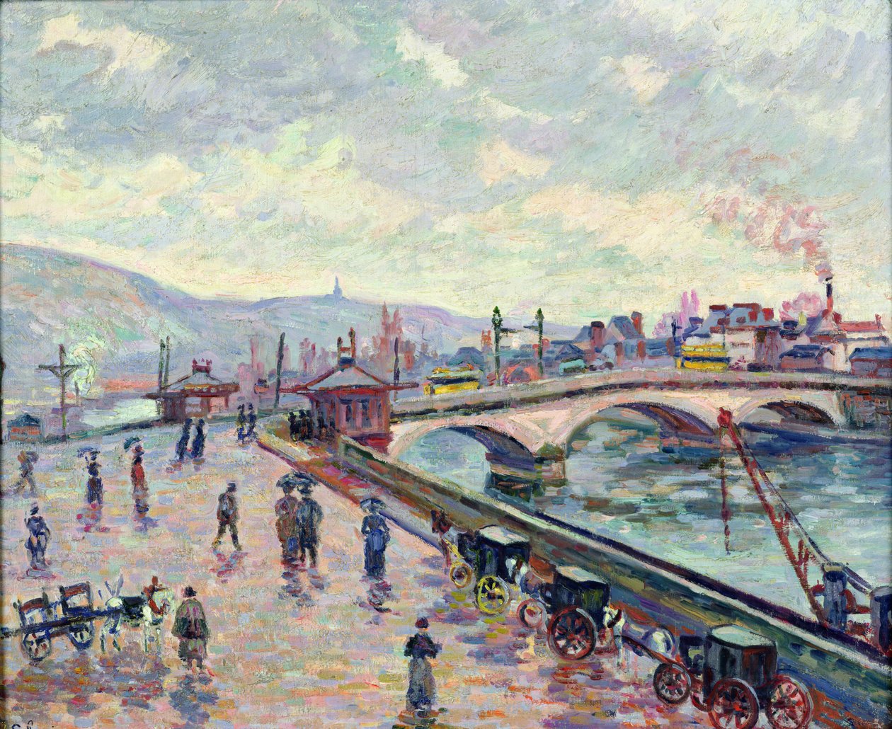 O Sena em Rouen de Jean Baptiste Armand Guillaumin
