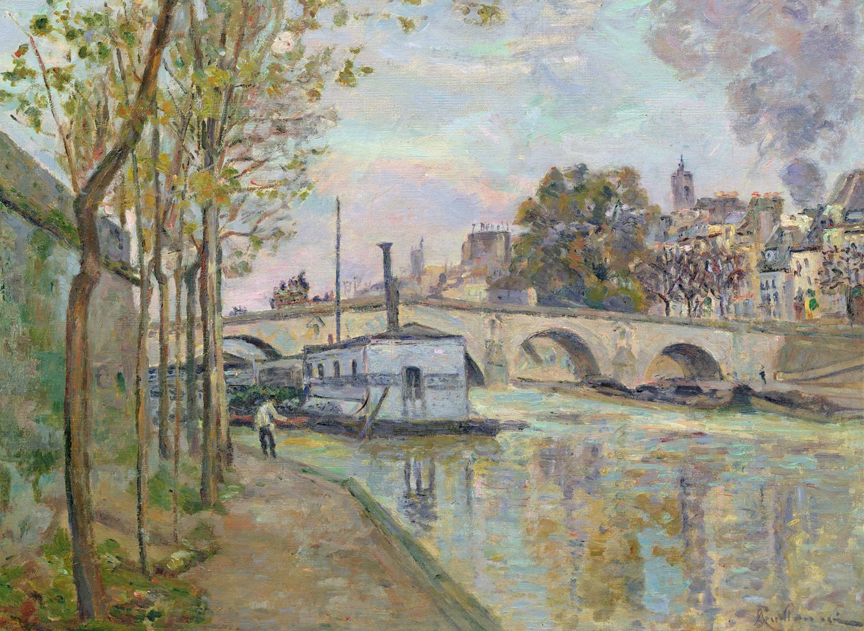 O sena em paris de Jean Baptiste Armand Guillaumin