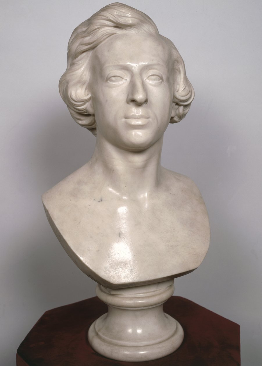 Busto de Frederic Chopin (1810-1849), 1849 (mármore) de Jean Baptiste Auguste Clesinger
