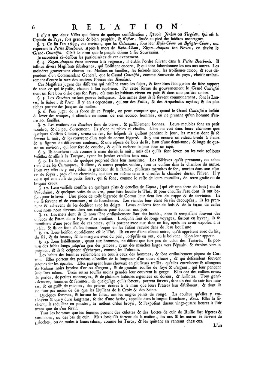 Novo Atlas da China, Tartária Chinesa e Tibete, Haia 1737 de Jean Baptiste Bourguignon d