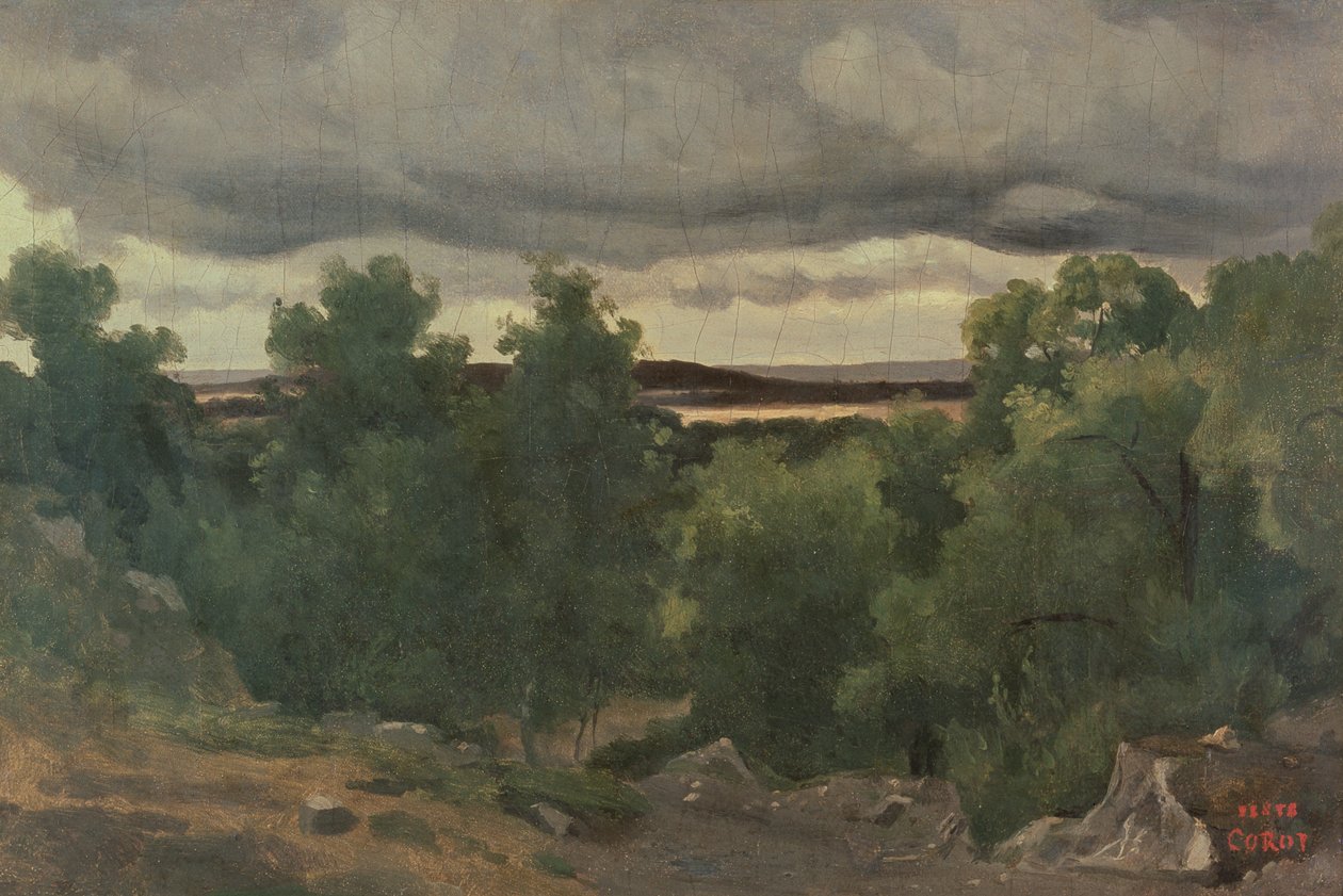 Em Petit Chaville de Jean Baptiste Camille Corot