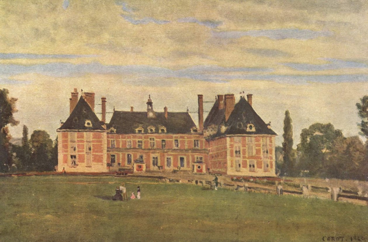 Rosny Castle de Jean Baptiste Camille Corot