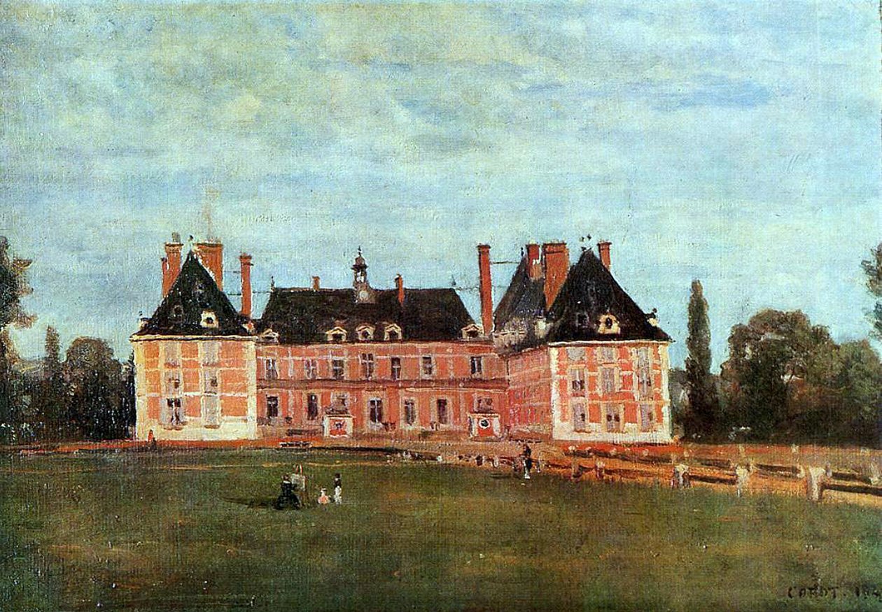 Castelo de Rosny, 1840 de Jean Baptiste Camille Corot