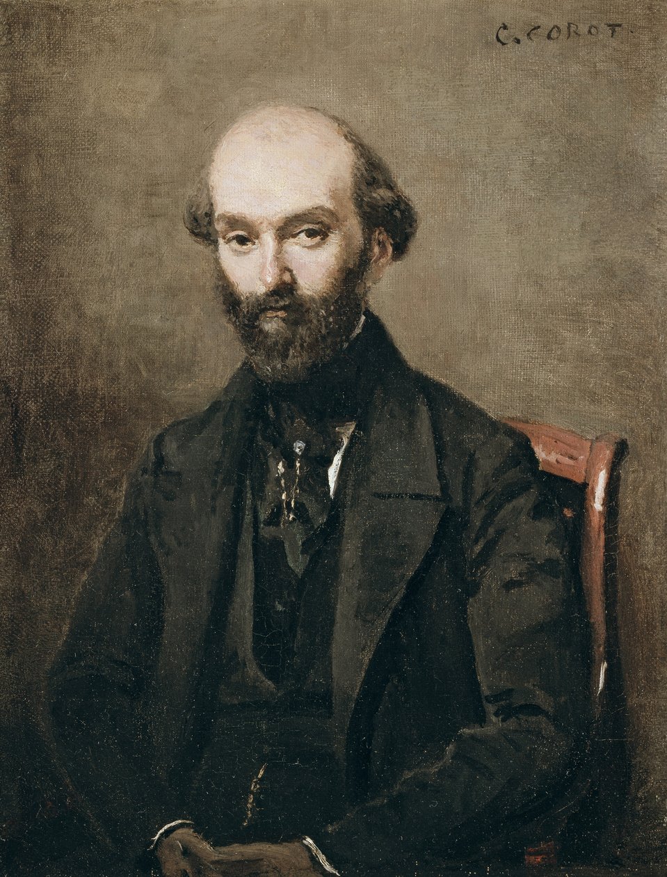 Sr. Bison, 1852 de Jean Baptiste Camille Corot