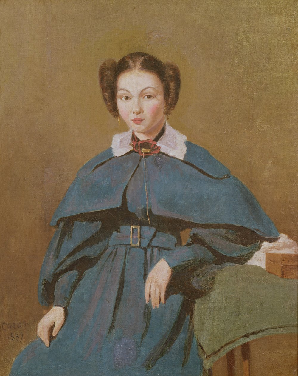 Retrato de Madame Baudot, a sobrinha do artista, 1837 de Jean Baptiste Camille Corot