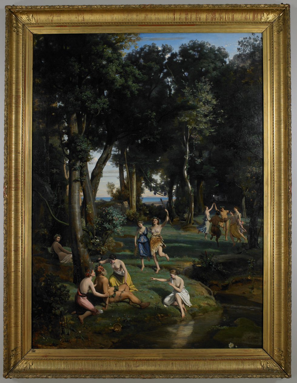 Sileno de 1838 de Jean Baptiste Camille Corot