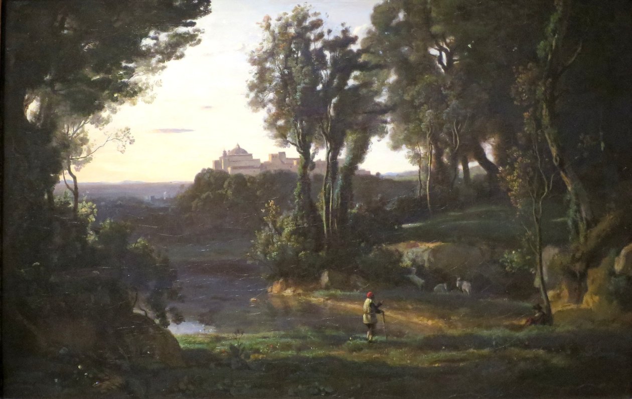 Site na Itália de Jean Baptiste Camille Corot