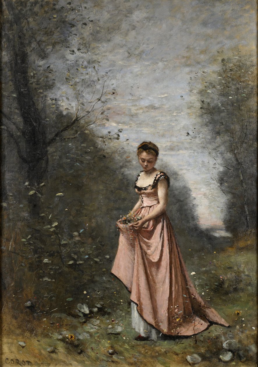 Primavera da Vida, 1871 de Jean Baptiste Camille Corot