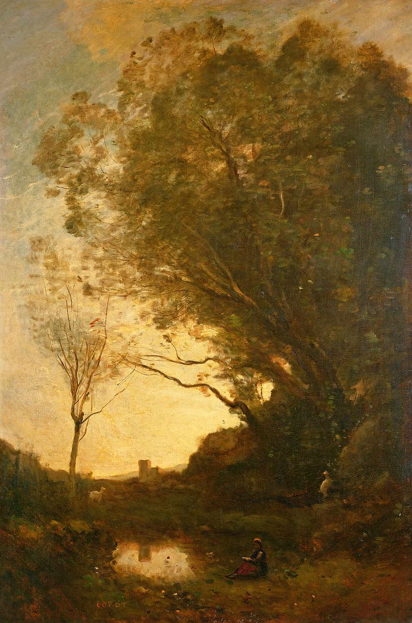 A noite de Jean Baptiste Camille Corot