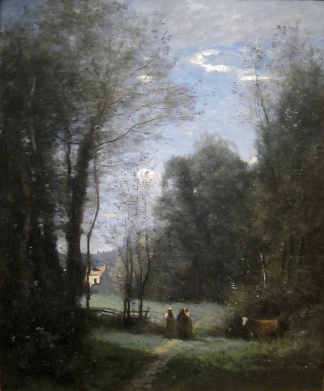 A Casa Branca de Sevres de Jean Baptiste Camille Corot