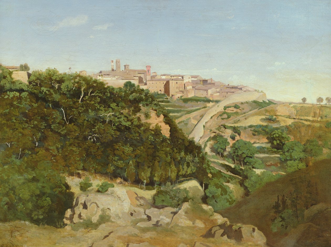 Volterra, 1834 de Jean Baptiste Camille Corot