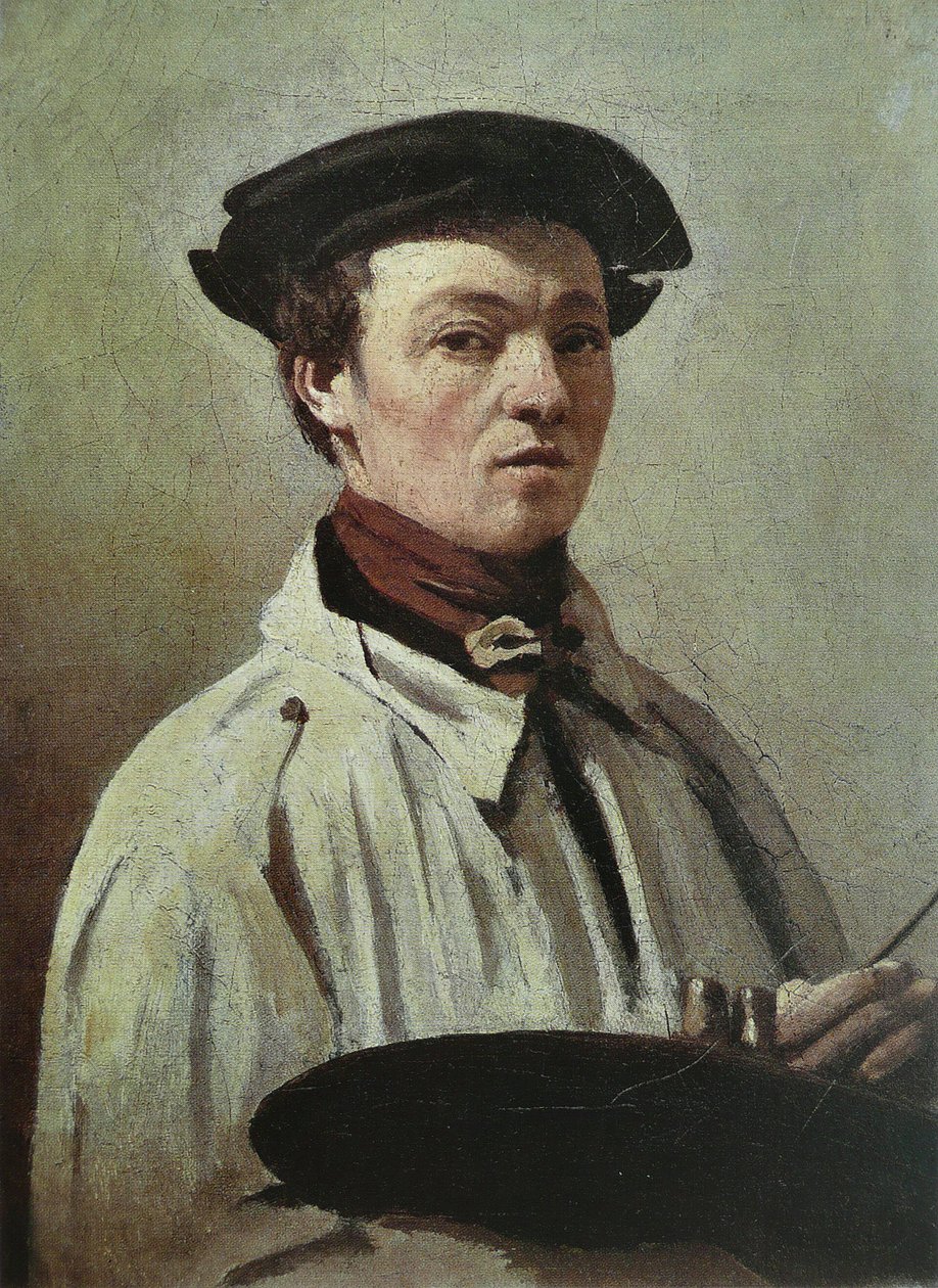 auto-retrato de Jean Baptiste Camille Corot