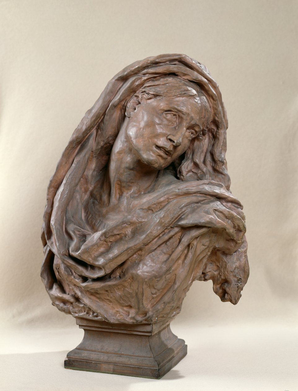 Mater Dolorosa, 1869-70 (terracota) de Jean Baptiste Carpeaux