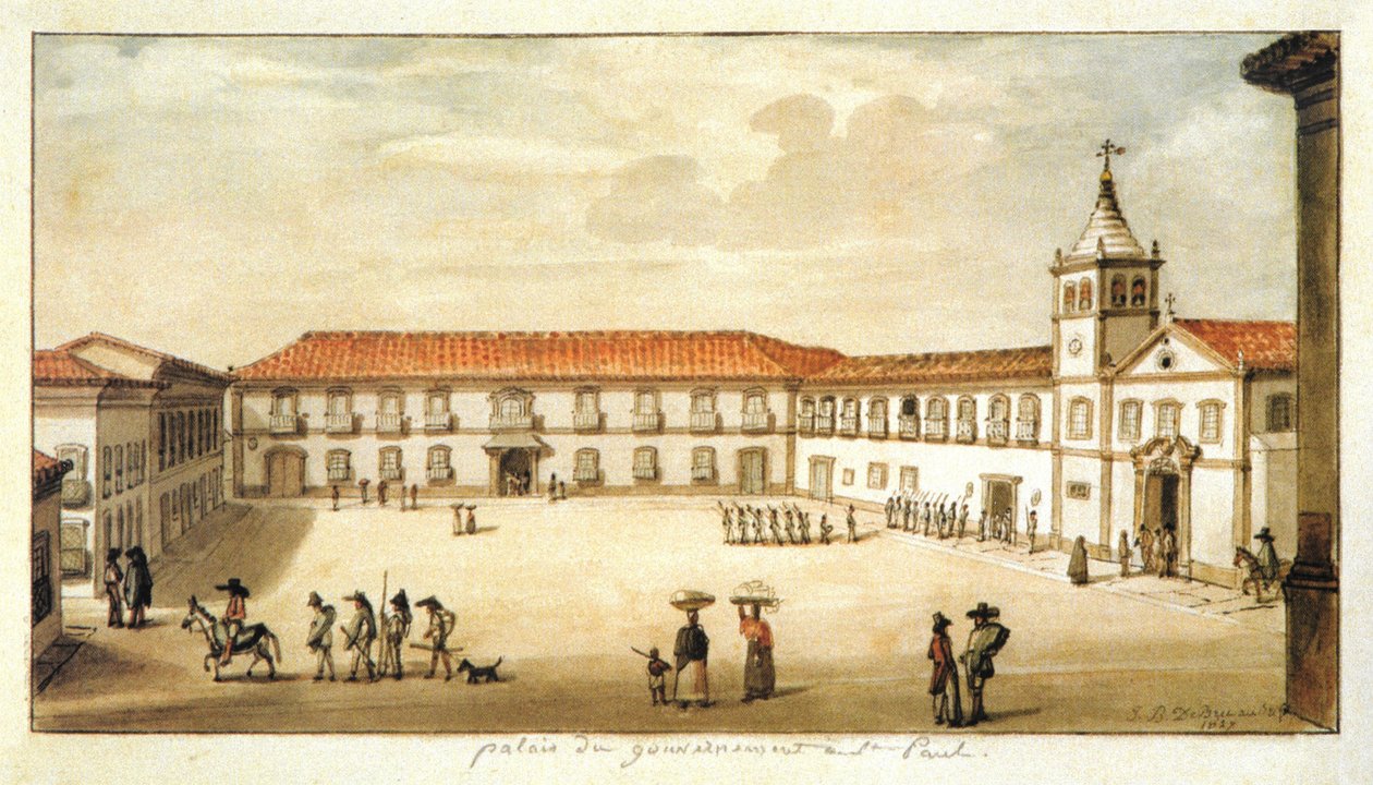 Palácio do Governo de São Paulo de Jean Baptiste Debret