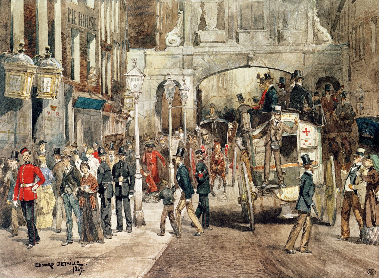 Rua de Londres, 1869 de Jean Baptiste Edouard Detaille