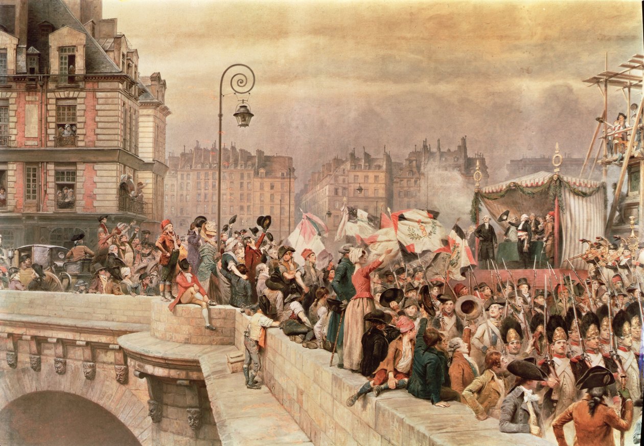 A partida dos voluntários 1792 (wc no papel 1907) de Jean Baptiste Edouard Detaille