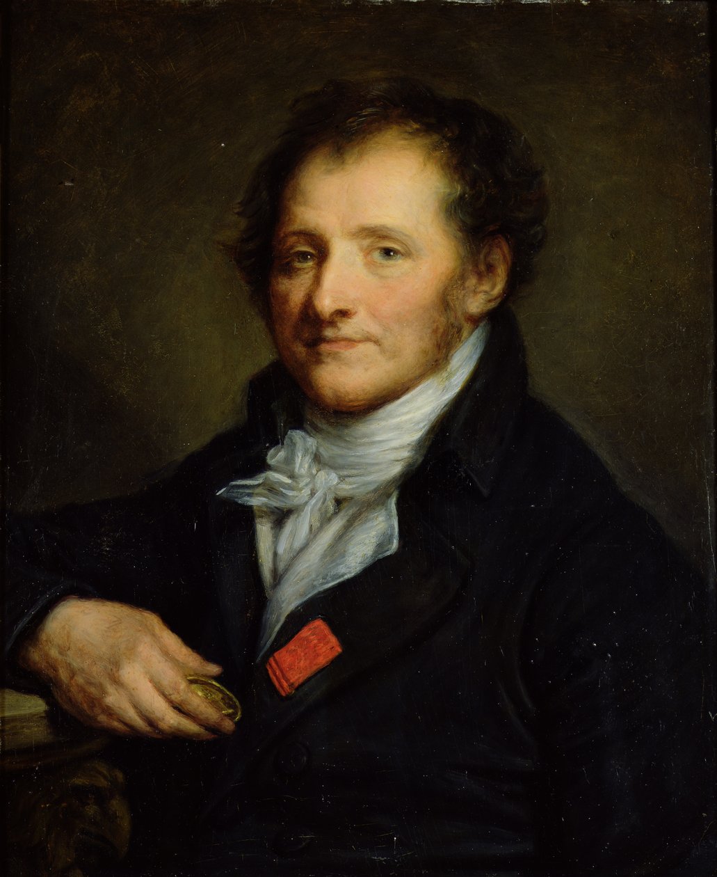 Barão Dominique Living Denon (1745-1825) de Jean Baptiste Greuze