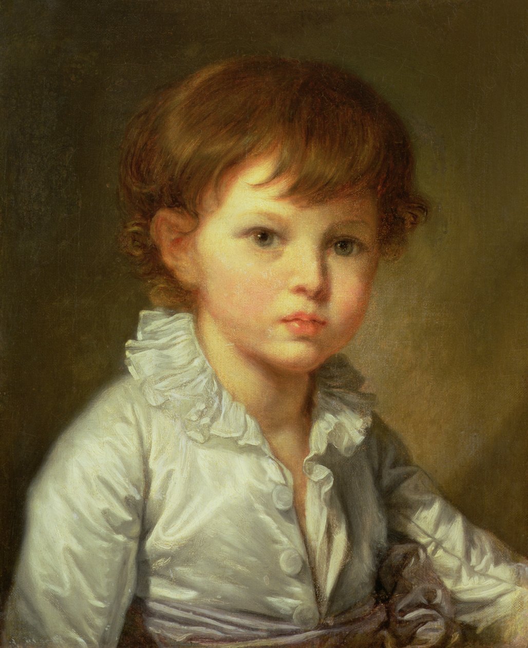 Retrato do conde Stroganov como uma criança, 1778 de Jean Baptiste Greuze