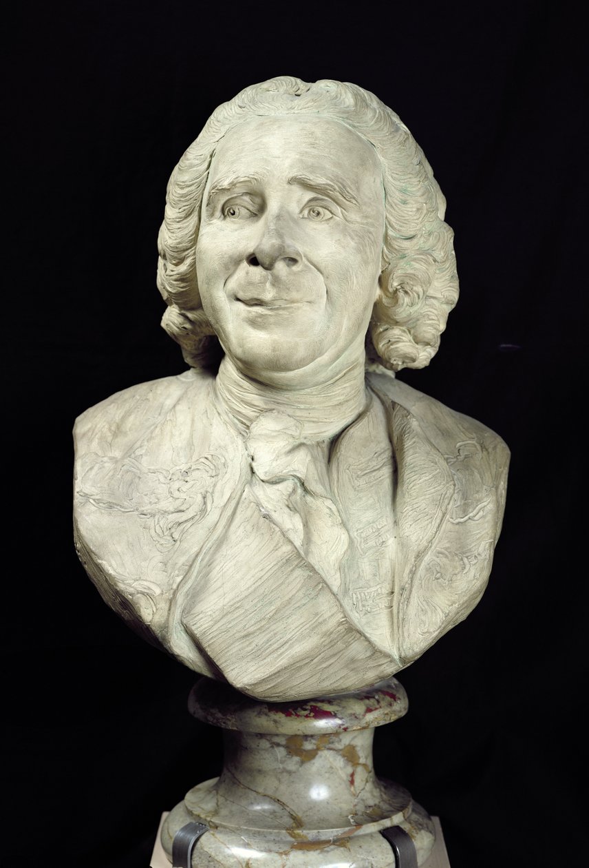 Busto de René Antoine Ferchault de Reaumur (1683-1757) 1751 (terracota) de Jean Baptiste II Lemoyne