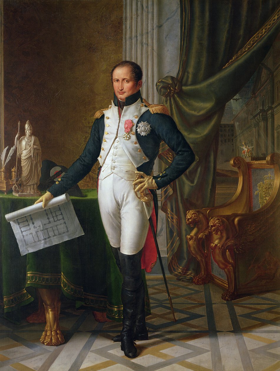 Retrato de José Bonaparte (1768-1844) Rei da Espanha, 1808 de Jean Baptiste Joseph Wicar