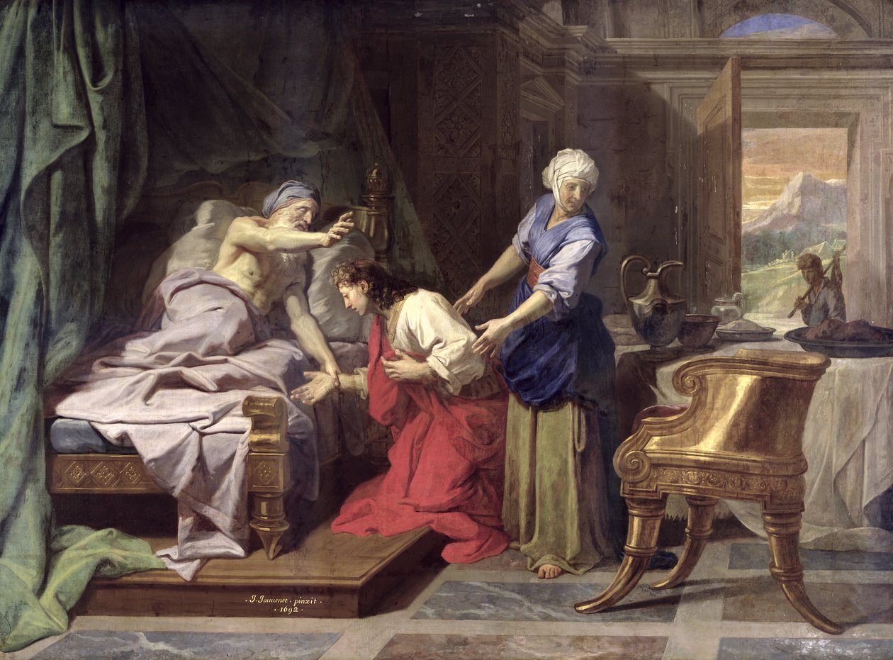 Isaac Bênção Jacó, 1692 de Jean Baptiste Jouvenet