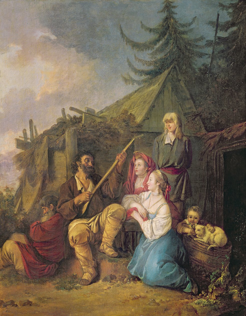 O Jogador Balalaika, 1764 de Jean Baptiste Le Prince