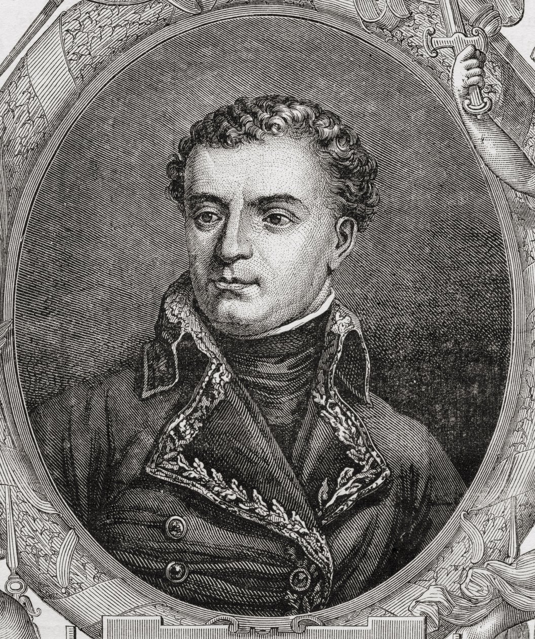 Dominique-Catherine Perignon (1754-1818) Marquês de Grenade, de "História da Revolução Francesa" por Louis Blanc (1811-82) gravado por Pannemaker (n.1822) 1847-62 de Jean Baptiste Lienard