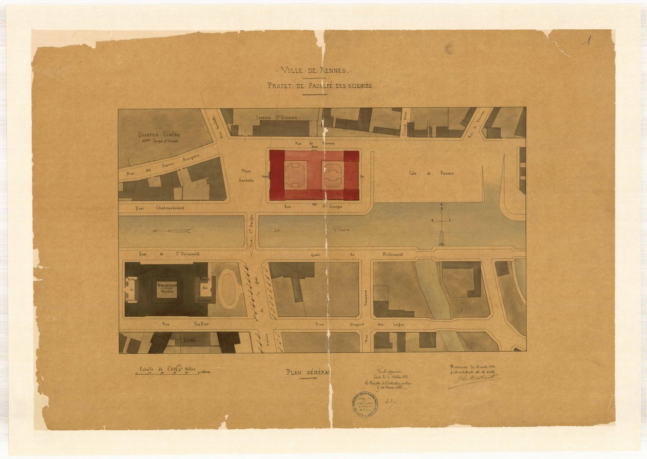 Faculdade de Ciências de Rennes de Jean Baptiste Martenot