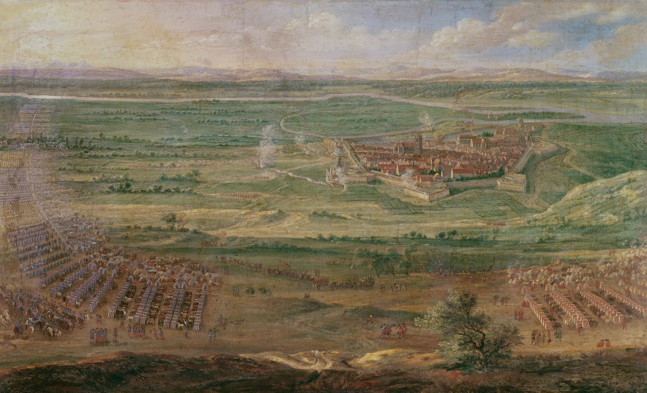 O cerco de Dole em junho de 1674 de Jean Baptiste Martin
