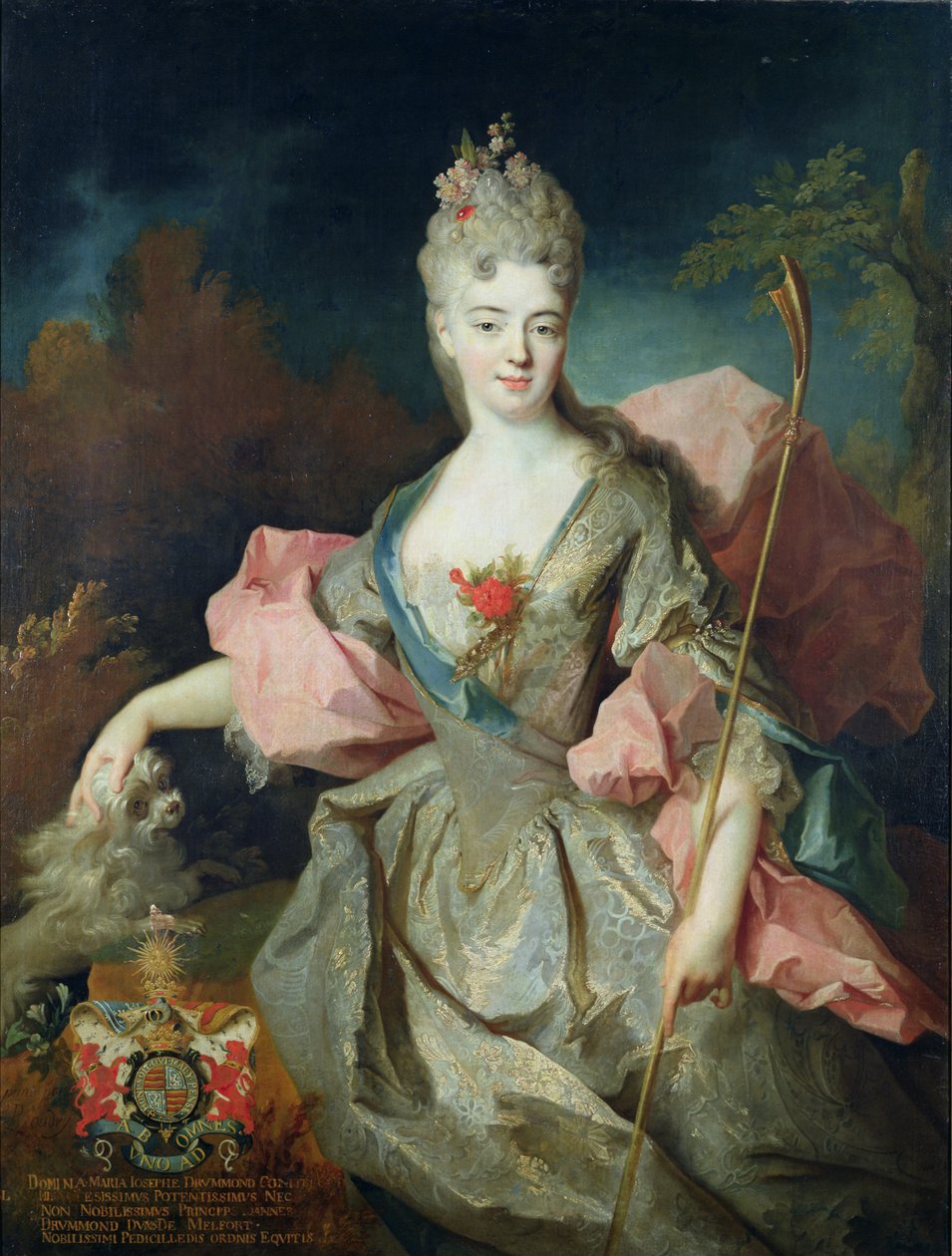 Lady Mary Josephine Drummond, condessa de Castelblanco, c.1708 de Jean Baptiste Oudry