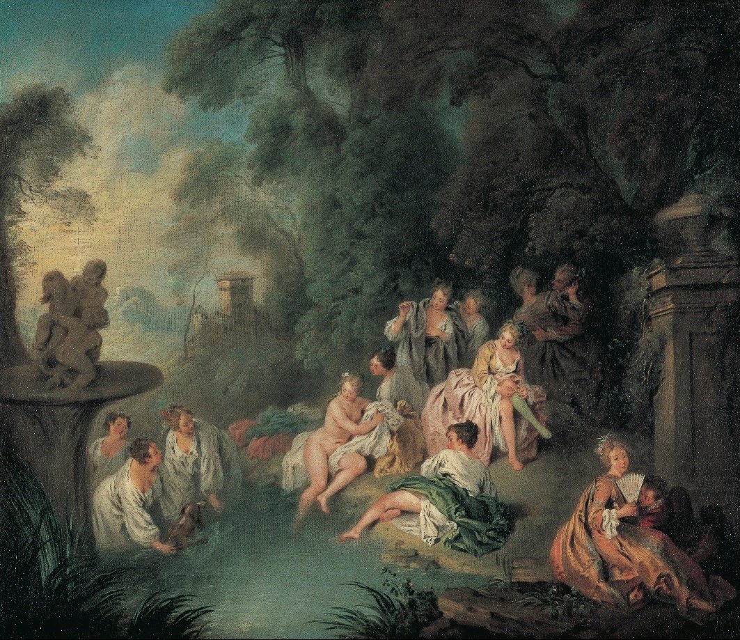 Banhistas de Jean Baptiste Pater