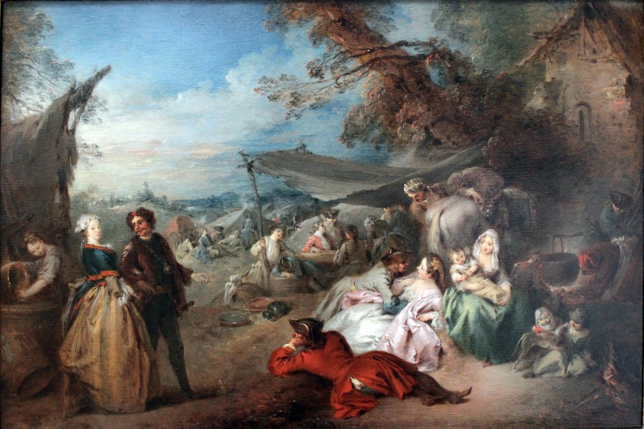 A prisão de tropas (paz) de Jean Baptiste Pater