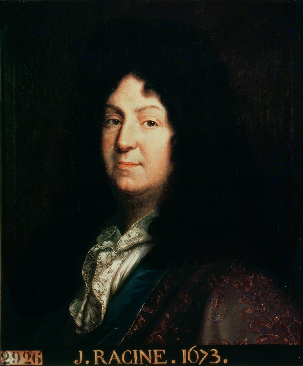 Retrato de Jean Racine (1639-99) cópia de um original de 1673, 1698 de Jean Baptiste Santerre