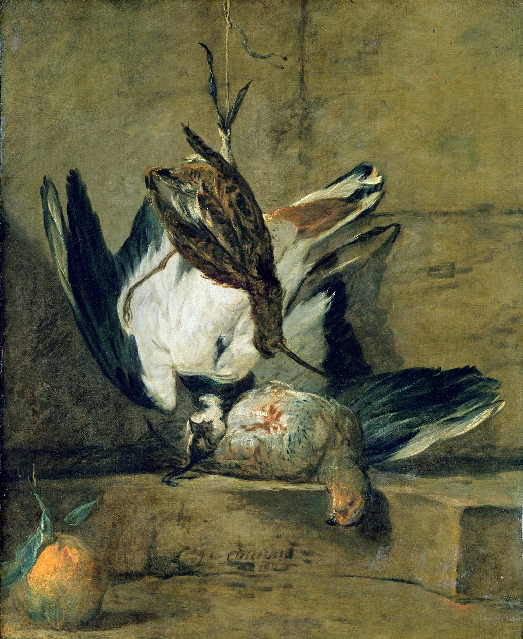 Ainda vida, 1732 de Jean Baptiste Simeon Chardin