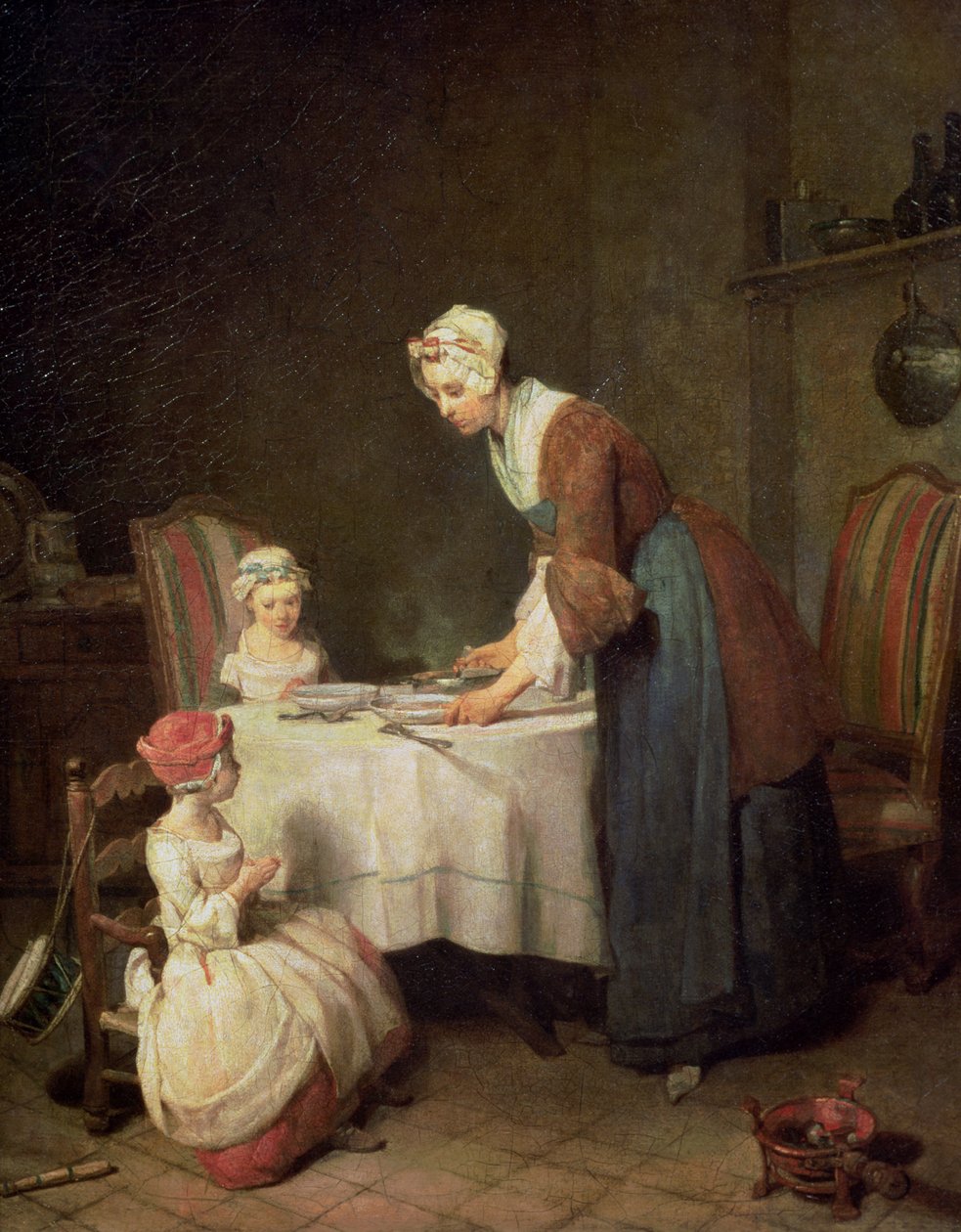 A graça, 1740 (veja também 204988) de Jean Baptiste Simeon Chardin
