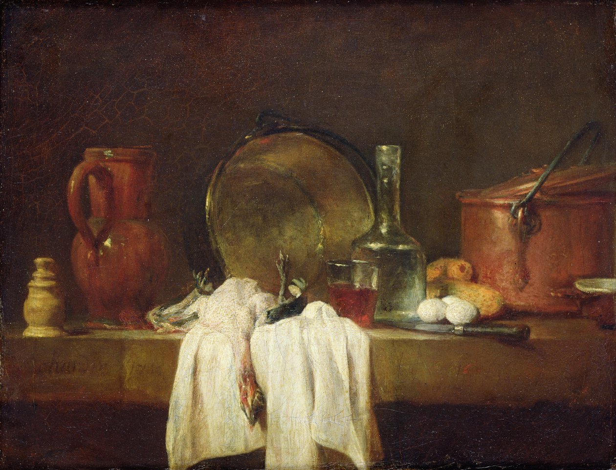 A mesa da cozinha de Jean Baptiste Simeon Chardin