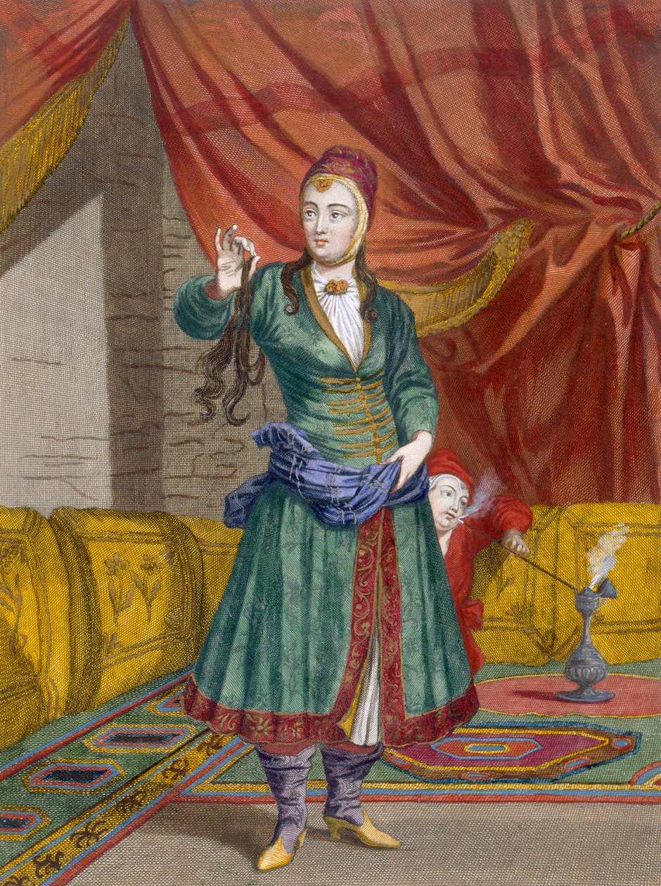 Uma menina persa, c.1708 de Jean Baptiste Vanmour