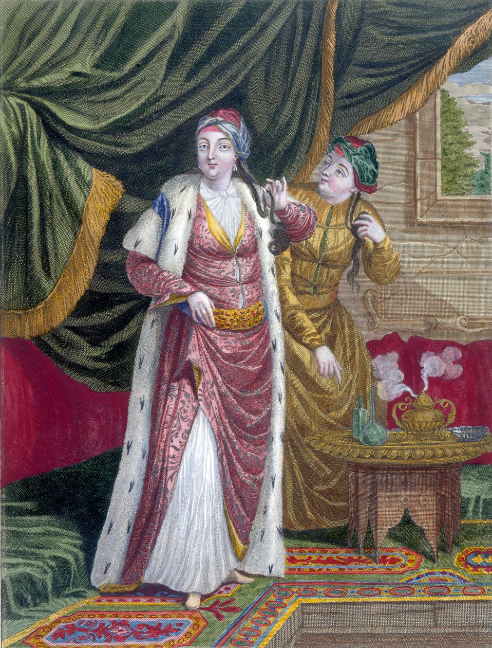 A Sultana Asseki, c.1708 de Jean Baptiste Vanmour