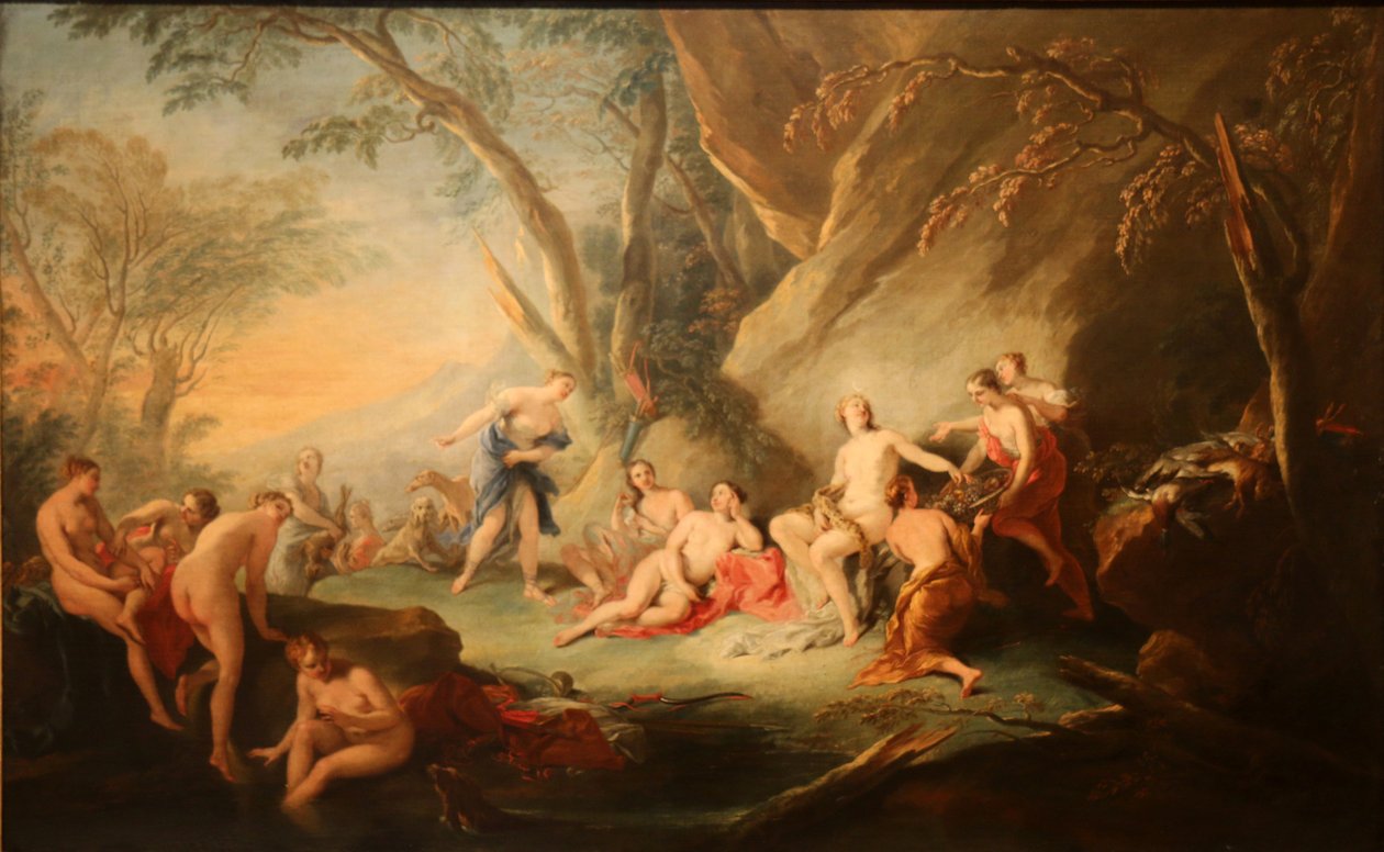 O banho de Diana. de Jean Baptiste van Loo