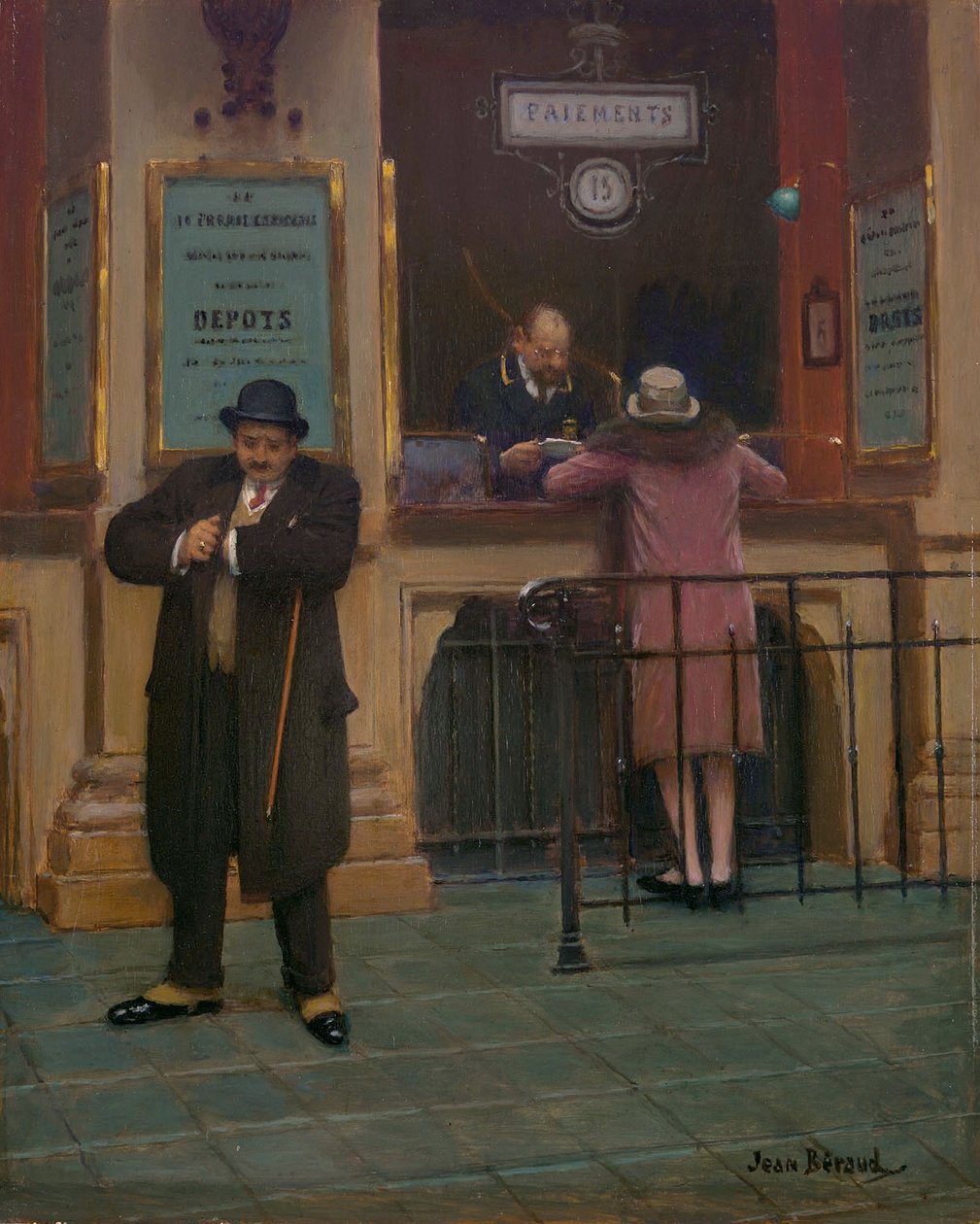 O Mont-de-Piete A Loja De Penhores ou Chez Ma Tante de Jean Beraud
