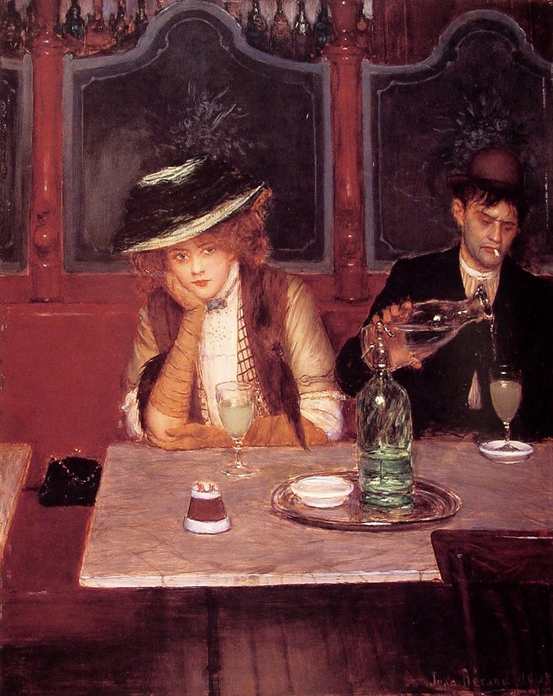 Os bebedores de Jean Beraud