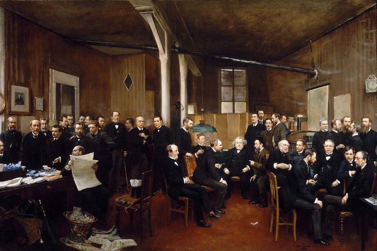 A redação do Journal des Debats de Jean Beraud