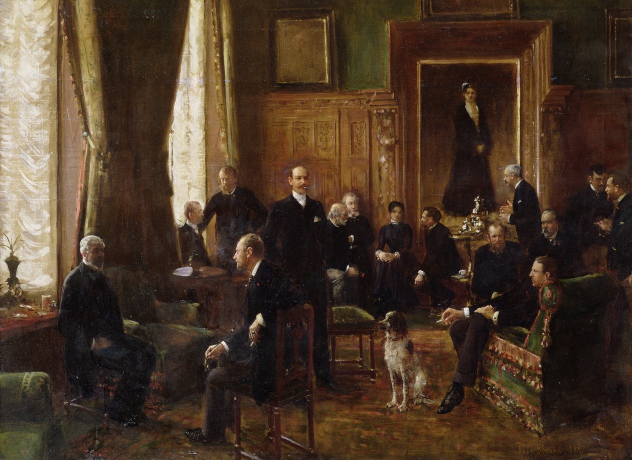 O salão da condessa Potocka, 1887 de Jean Beraud