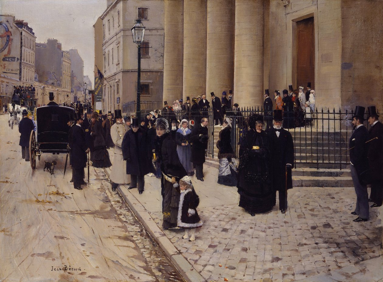 A, igreja, de, saint-philipe-du-roule, paris de Jean Beraud