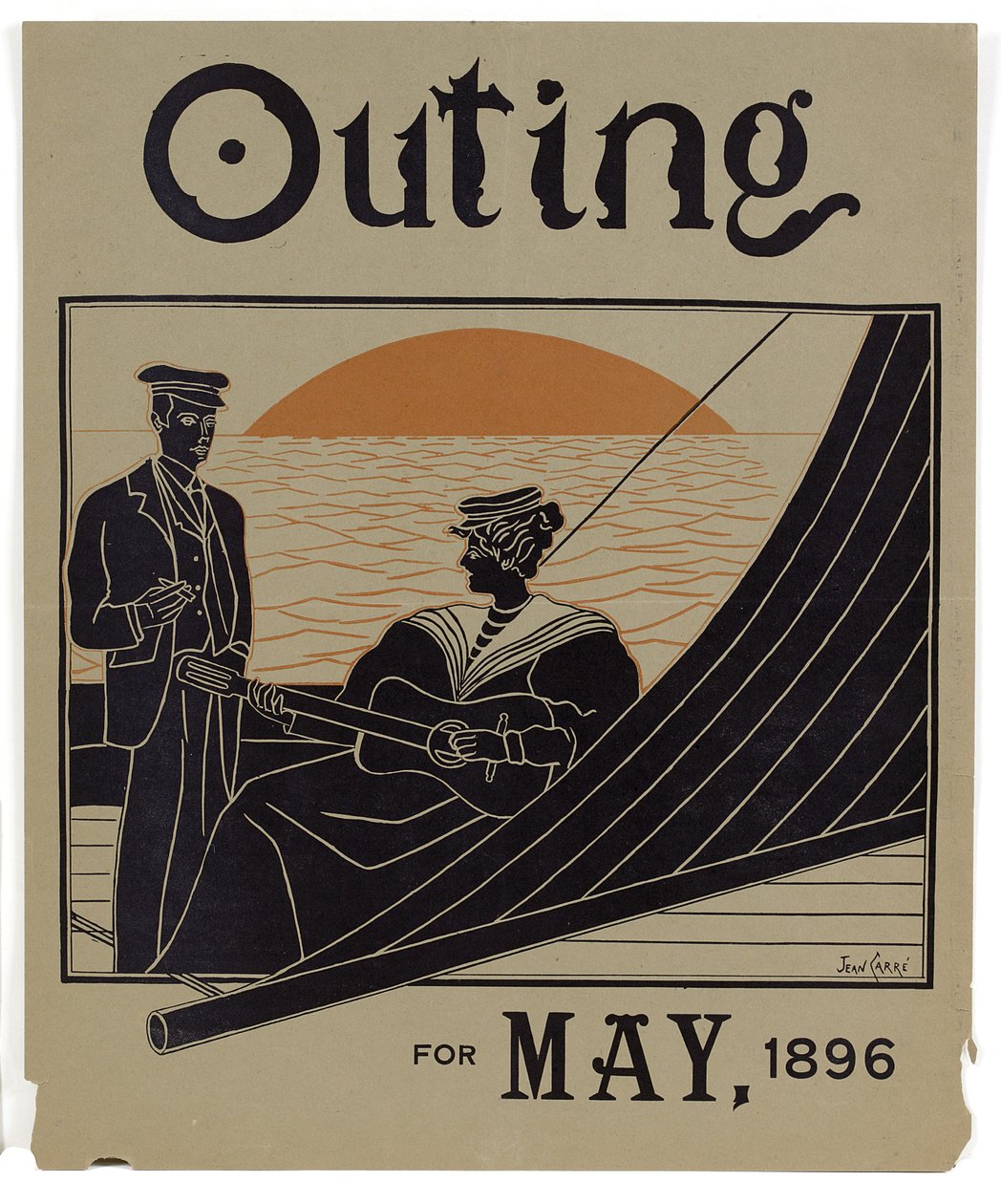 Outing, para maio de 1896, 1896 (impressão) de Jean Carré