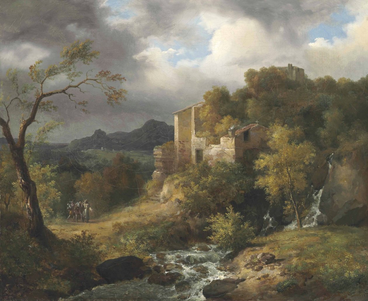 Paisagem com ruínas de Jean Charles Joseph Rémond