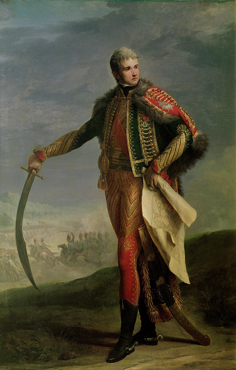 Retrato de Jean Lannes (1769-1809) Duque de Montebello, 1805-10 de Jean Charles Nicaise Perrin