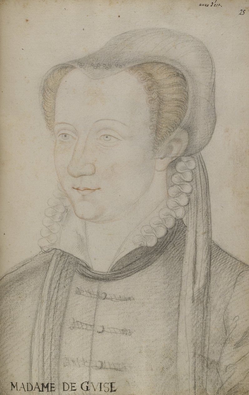 Anne d&39;Este (giz) de Jean Clouet