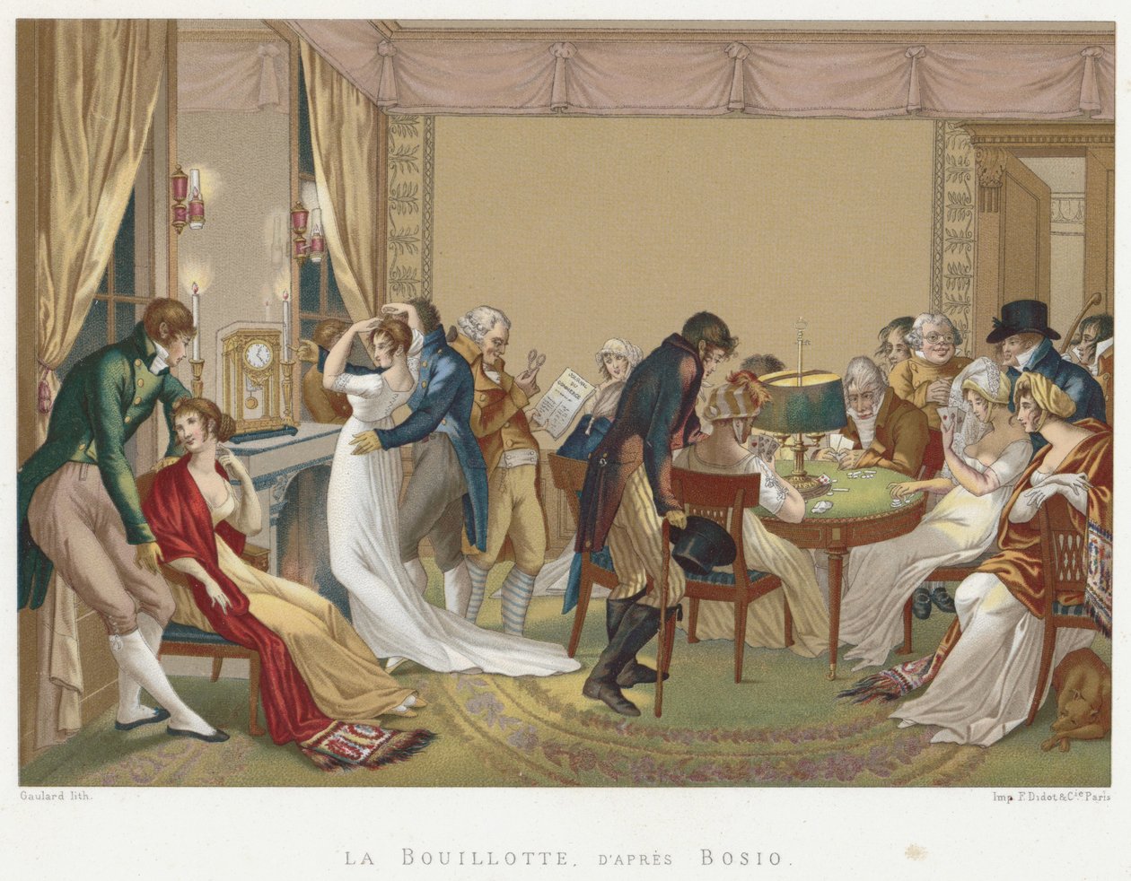 La Bouillotte, 1798 de Jean Francois Bosio