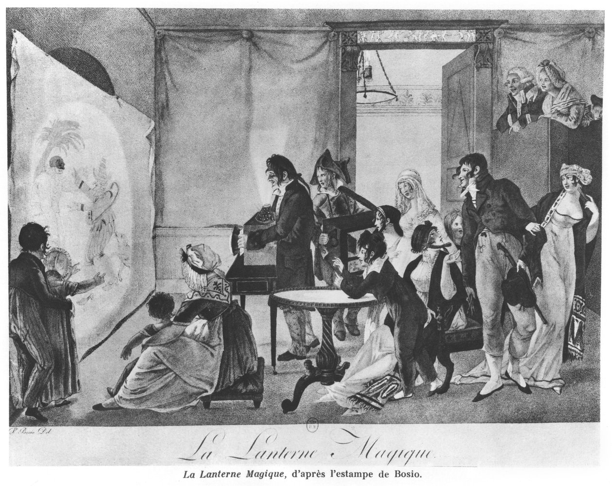 A lanterna mágica, 1798 de Jean Francois Bosio